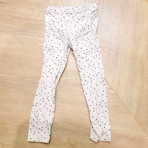H&M Toddler Heart Polka Dot Jersey Leggings